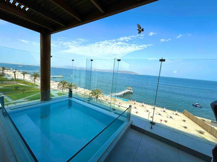Zolera Paracas Penthouse Duplex Lujo Con Piscina Exterior photo